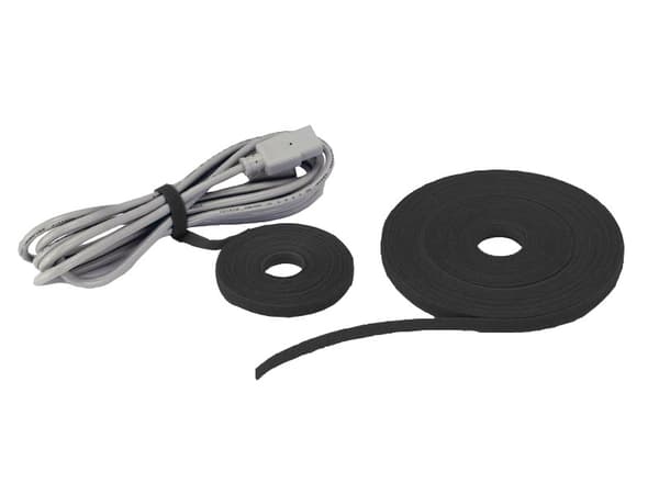 Alantec PK025CZA kabelbinderbeslag Sort velcro 1 stk.
