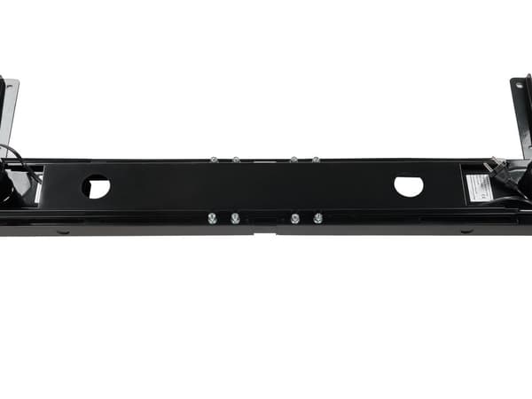 Kabelbakke til elektrisk justerbart skrivebord Stål Sort 92 x 14 cm Under bordplade Kabeldæksel Kontor Kabelorganisation Kabelsamler