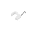 Miniatyrbild 4 av 4: Cable Clips 7mm 100st - Kabelklammer Vita