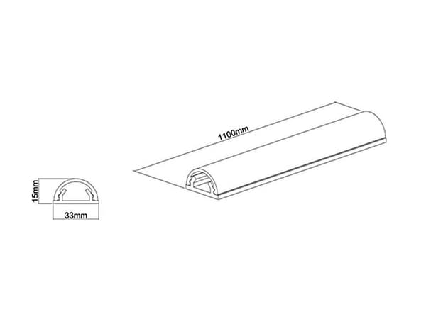 Multibeslag Kabelbakke 33mm-1100mm Elektrisk installationsmateriale