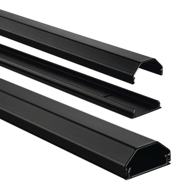 Hama Aluminium Kabelkanal Kantet 110/3,3/1,7 Cm Sort