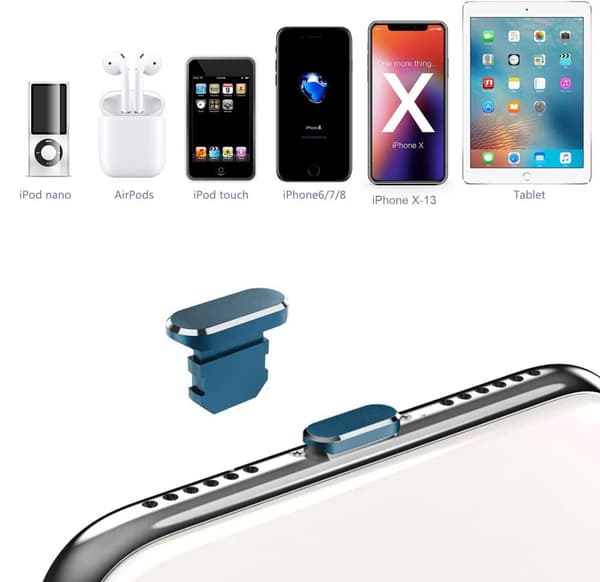 Skyddskåpa för Apple iPhone - Dammskyddande plugg plugg för laddningsport dammtät