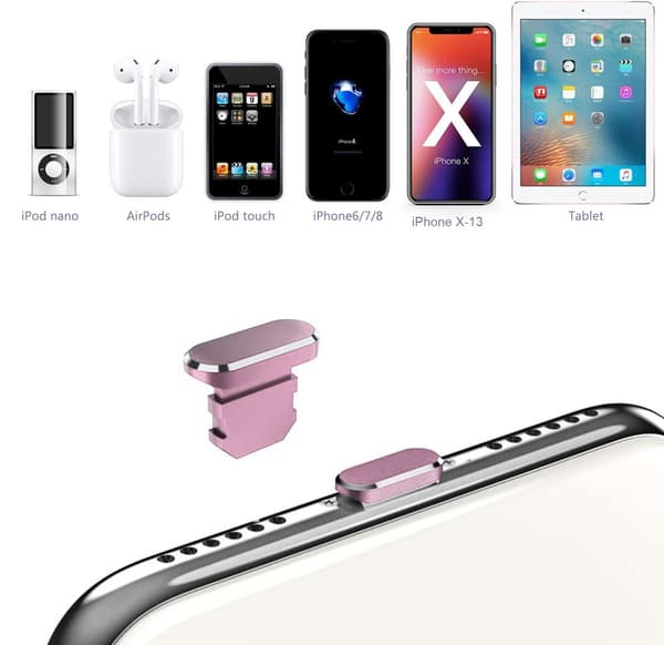 Skyddskåpa för Apple iPhone - Dammskyddande plugg plugg för laddningsport dammtät