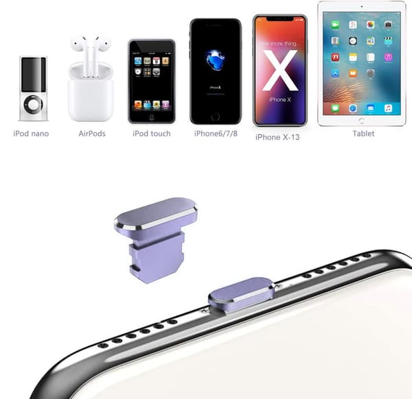 Skyddskåpa för Apple iPhone - Dammskyddande plugg plugg för laddningsport dammtät
