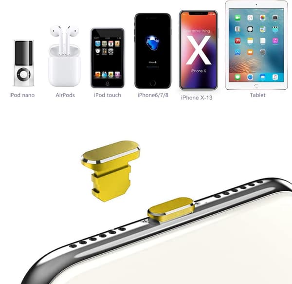 Skyddskåpa för Apple iPhone - Dammskyddande plugg plugg för laddningsport dammtät