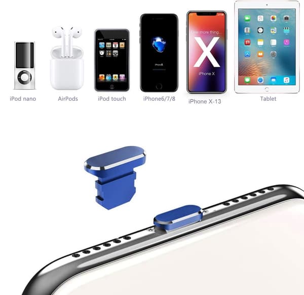 Skyddskåpa för Apple iPhone - Dammskyddande plugg plugg för laddningsport dammtät