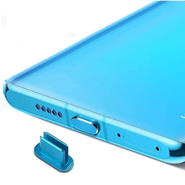 Skyddskåpa för USB C - Dammskydd Stickpropp Stickpropp för laddningsport Dammtät Mörk Blå