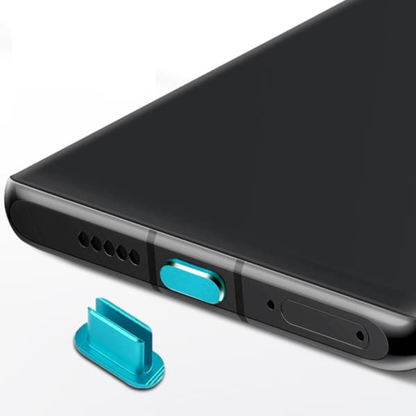 Beskyttelseshette for USB C Støvbeskyttende støpsel til ladeport Støvtett