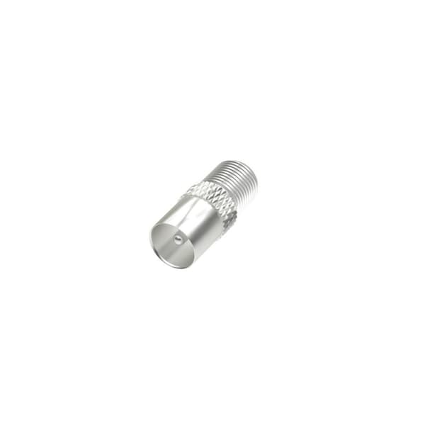 Hama Satellite Receiver Adapter, F-Socket - Coax Plug