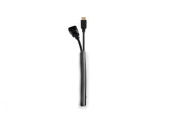 Multibrackets M Universal Cable Sock Self Wrapping 10mm Black 25m | Polyester | Black | 25m