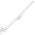 Miniatyrbillede 9 af 9: vidaXL kabelkanaler 25x25 mm 30 m PVC