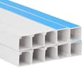 Miniatyrbillede 5 af 8: vidaXL selvklæbende kabelkanal 10x10 mm 10 m PVC