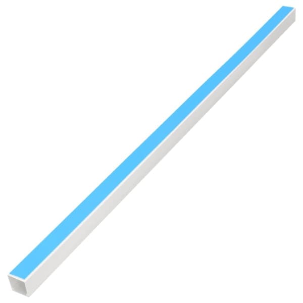vidaXL selvklæbende kabelkanal 15x10 mm 10 m PVC