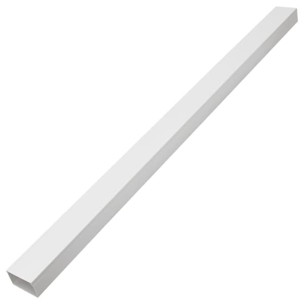 vidaXL Johtokanava itsekiinnittyvä 100x60 mm 10 m PVC
