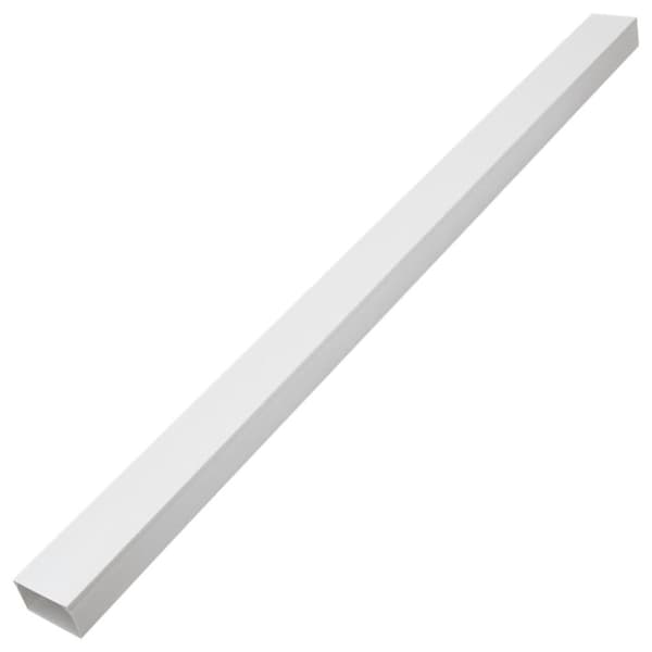 vidaXL Johtokanava itsekiinnittyvä 100x40 mm 10 m PVC