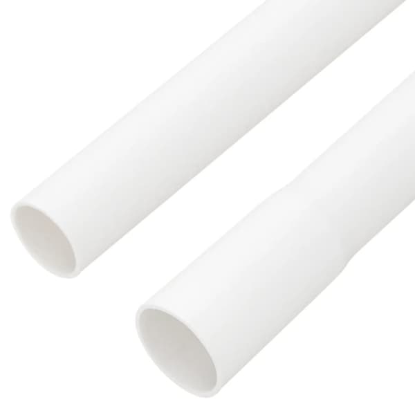 vidaXL Kabelkanaler med klips Ø25 mm 10 m PVC