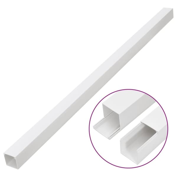 vidaXL kabelkanaler 150x50 mm 10 m PVC