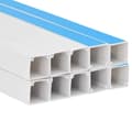 Miniatyrbillede 6 af 9: vidaXL selvklæbende kabelkanal 40x25 mm 10 mm PVC