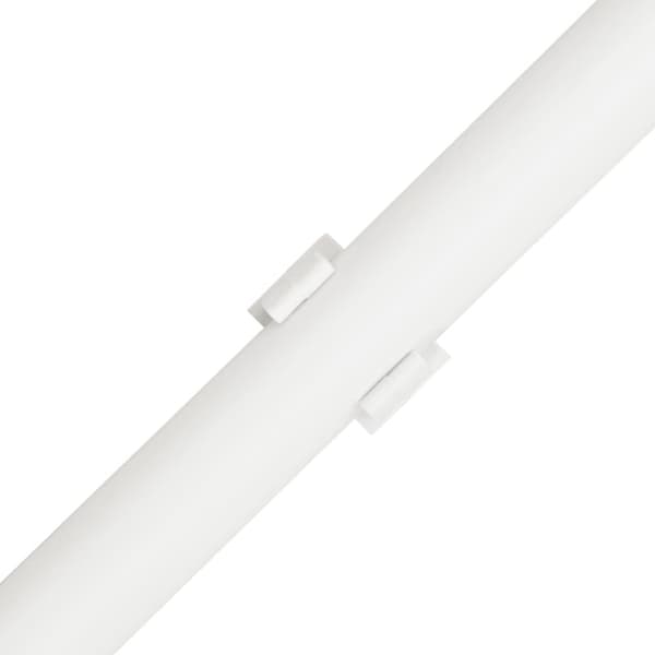 vidaXL Kabelkanaler med klips Ø20 mm 10 m PVC