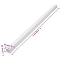 Miniatyrbillede 9 af 9: vidaXL kabelkanaler 50x25 mm 10 m PVC