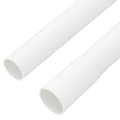 Miniatyrbillede 6 af 8: vidaXL kabelkanaler med clips Ø25 mm 30 m PVC