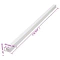 Miniatyrbillede 9 af 9: vidaXL kabelkanaler 40x40 mm 10 m PVC