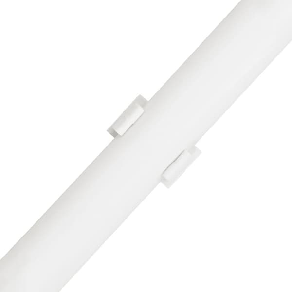vidaXL Kabelkanaler med klips Ø30 mm 10 m PVC