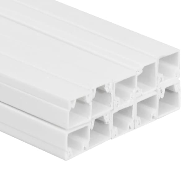 vidaXL Kabelkanaler 30x20 mm 10 m PVC