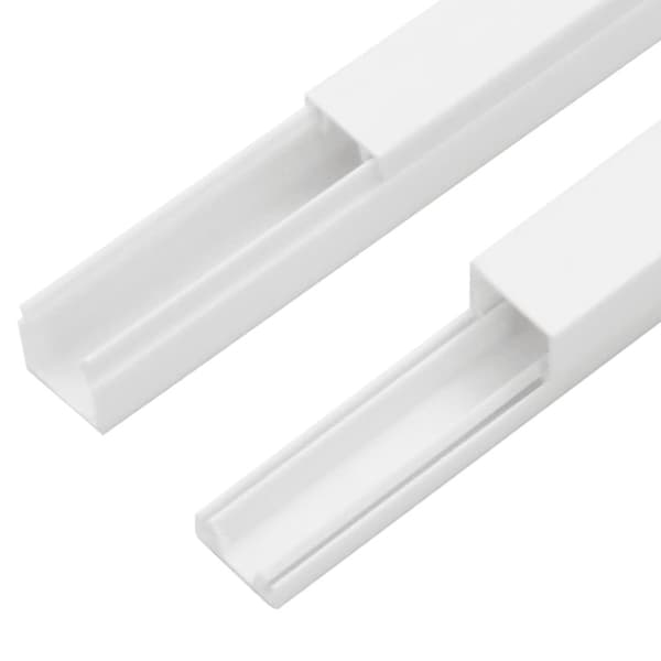 vidaXL Kabelkanaler 30x20 mm 10 m PVC
