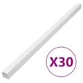 Miniatyrbillede 1 af 9: vidaXL kabelkanaler 100x60 mm 30 m PVC