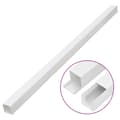 Miniatyrbillede 3 af 9: vidaXL kabelkanaler 100x60 mm 10 m PVC