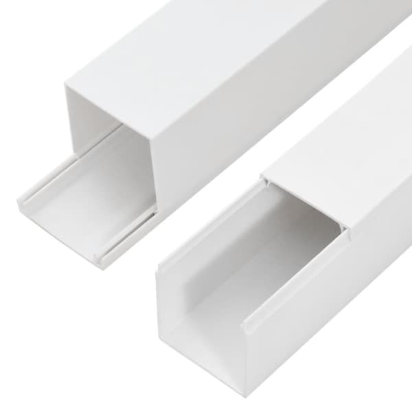 vidaXL kabelkanaler 100x60 mm 10 m PVC