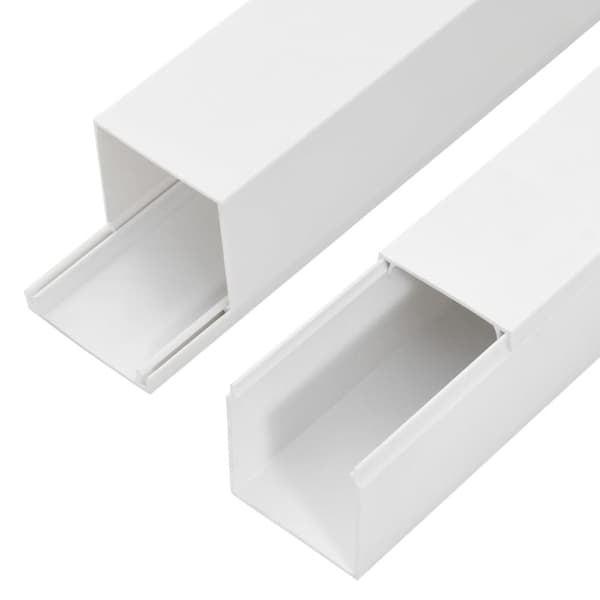 vidaXL Johtokanava 50x25 mm 30 m PVC -  Kaapelinohjaus