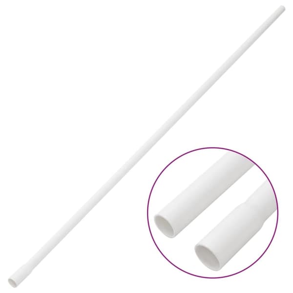 vidaXL kabelkanaler Ø16 mm 10 m PVC -  Kabelstyring