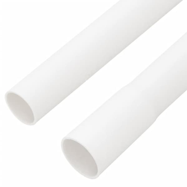vidaXL kabelkanaler med clips Ø20 mm 30 m PVC -  Kabelstyring