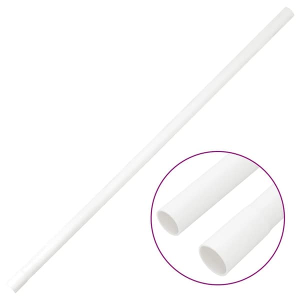 vidaXL kabelkanaler Ø25 mm 10 m PVC -  Kabelstyring
