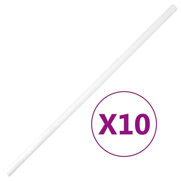 vidaXL kabelkanaler Ø25 mm 10 m PVC -  Kabelstyring
