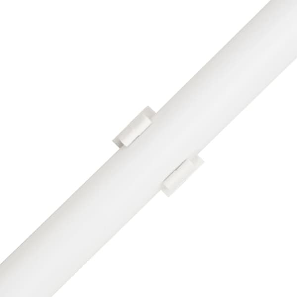 vidaXL kabelkanaler med clips Ø25 mm 10 m PVC -  Kabelstyring