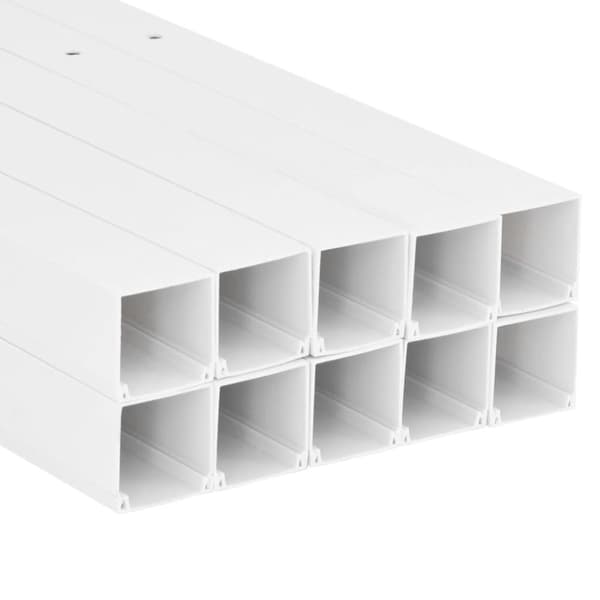 vidaXL Johtokanava 40x25 mm 10 m PVC -  Kaapelinohjaus