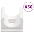 Miniatyrbillede 4 af 8: vidaXL kabelkanaler med clips Ø16 mm 30 m PVC -  Kabelstyring