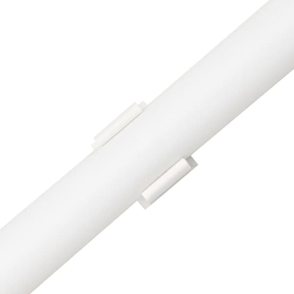 vidaXL kabelkanaler med clips Ø16 mm 30 m PVC -  Kabelstyring