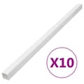 Miniatyrbillede 2 af 9: The Living Store kabelkanaler 40x40 mm 10 m PVC -  Kabelstyring