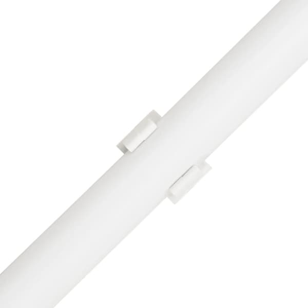 The Living Store kabelkanaler med clips Ø25 mm 30 m PVC -  Kabelstyring