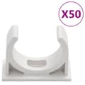Miniatyrbillede 4 af 8: kabelkanaler med clips Ø30 mm 30 m PVC
