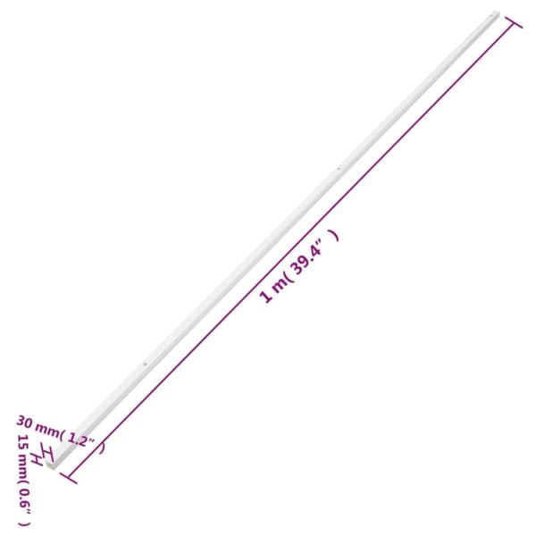 Johtokanava 30x15 mm 30 m PVC