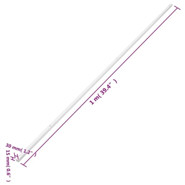 kabelkanaler 30x15 mm 10 m PVC