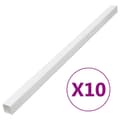 Miniatyrbillede 1 af 9: kabelkanaler 100x40 mm 10 m PVC