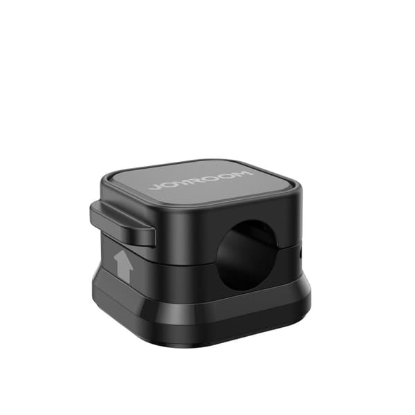 Organizer holder til kabler og ledninger, magnetisk, sort - SÆT med 3 stk.