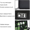 Miniatyrbild 7 av 7: Multifunktionell kabelorganisatör, bärbar förvaringsväska för mobiltelefon, hårddisk, datakablar, USB-kablar och laddare