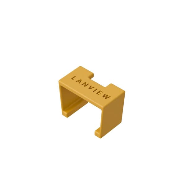 Lanview SmartClicks-klemmer 20 stk. gule, LVT-SC-Y